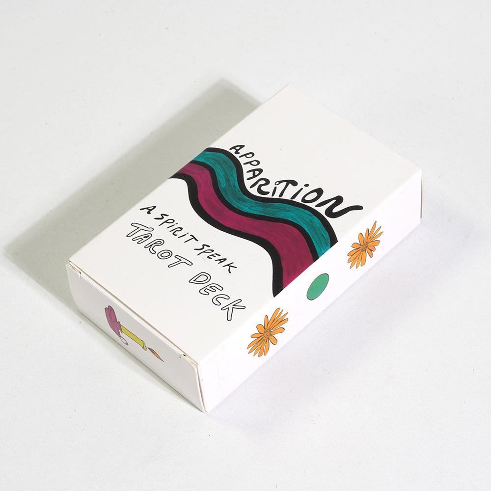 10,3*6cm Apparition Tarot Deck Spirit Speak Serie Bunte Welt des Apparition Oracle Crafting Tarot Archetypen für Anfänger