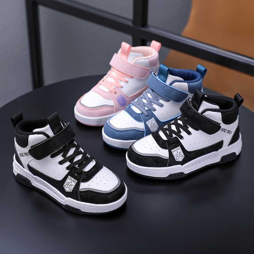 Children Sneaker Boys Shoes Skateboard Kids Casual Shoes Autumn Sports Tennis High Top Sneaker Girls High Top Outdoor Walking