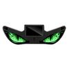 Lumière LED de Voiture sans Fil Yeux de Diable Solaires pour Pare-brise, Panneau d'Avertissement de Fenêtre à Installation Magnétique avec Trois Modes d'Affichage Personnalisés Intelligents, Numérique