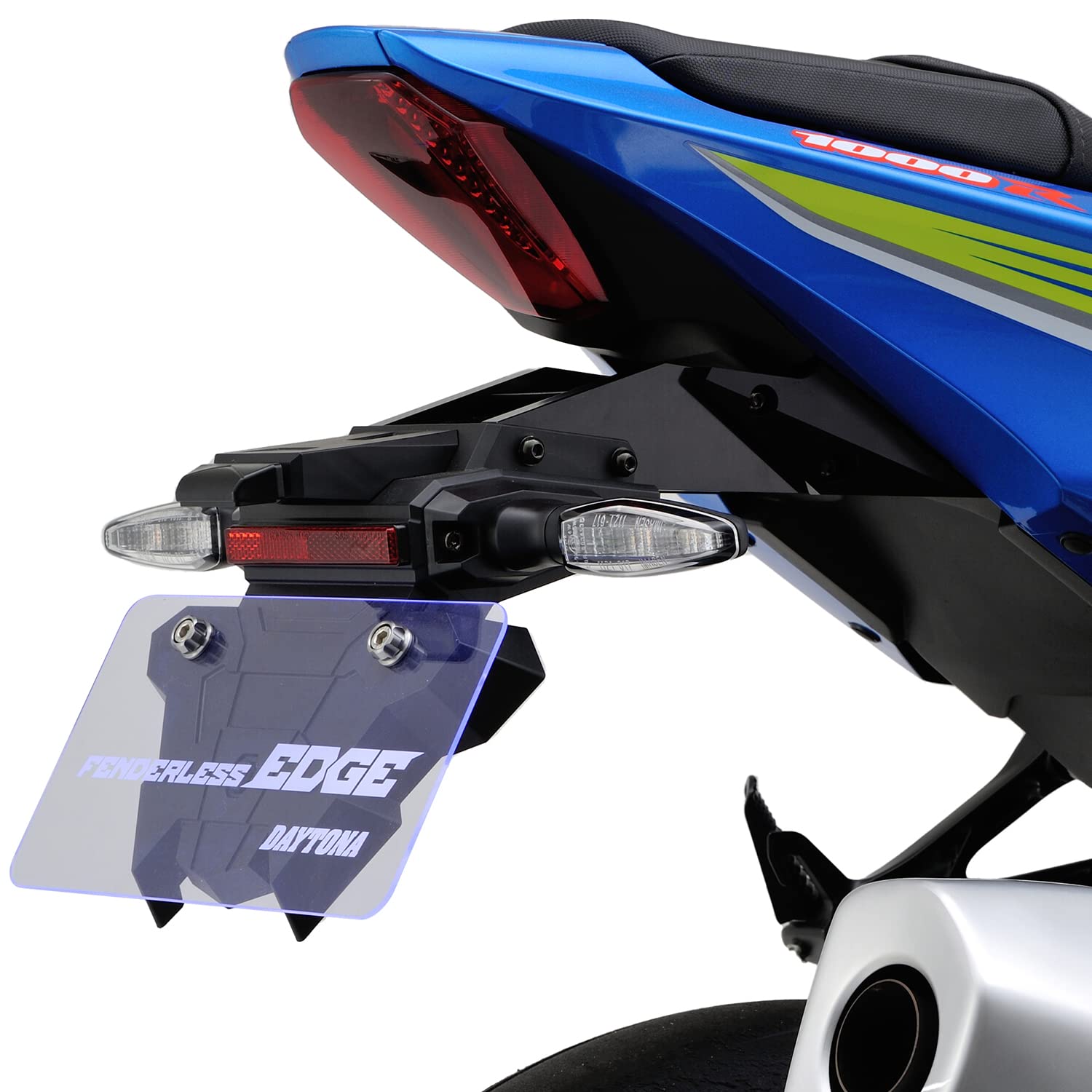 

Daytona Motorcycle Fenderless ABS LED License Lamp Reflector Included Fenderless EDGE 25733 GSX-R1000/R (17) & чёрный
