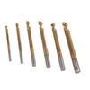 6 Pcs Spiral Saw Drill Bit 3 To 8mm HSS Serrated Side Cutting Drill Bits for Wood Metal Plastic