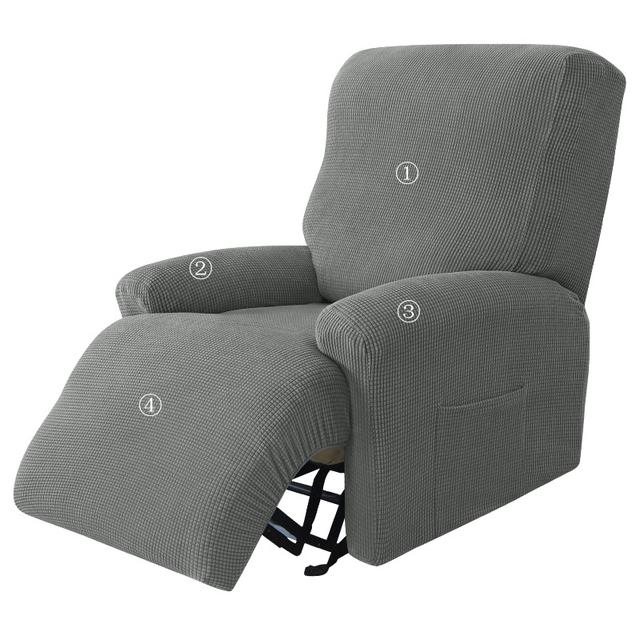 Copertura per Poltrona Reclinabile in Pile Polare Divisa Relax Copertura Completa per Sedia Lazy Boy per Divano Singolo Copridivani