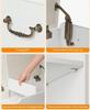 Adjustable shoe cabinet living room