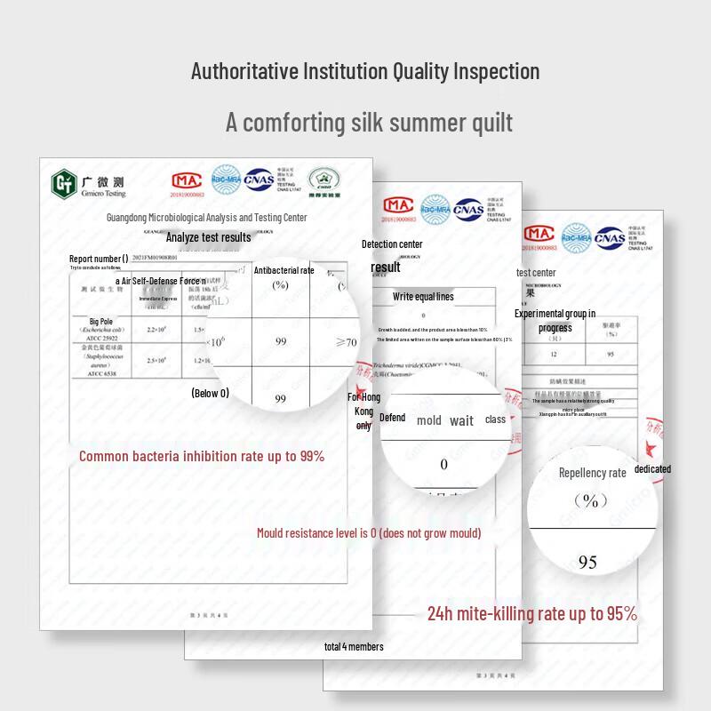 Ciyun Washable 100% Mulberry Silk Summer Cool Quilt