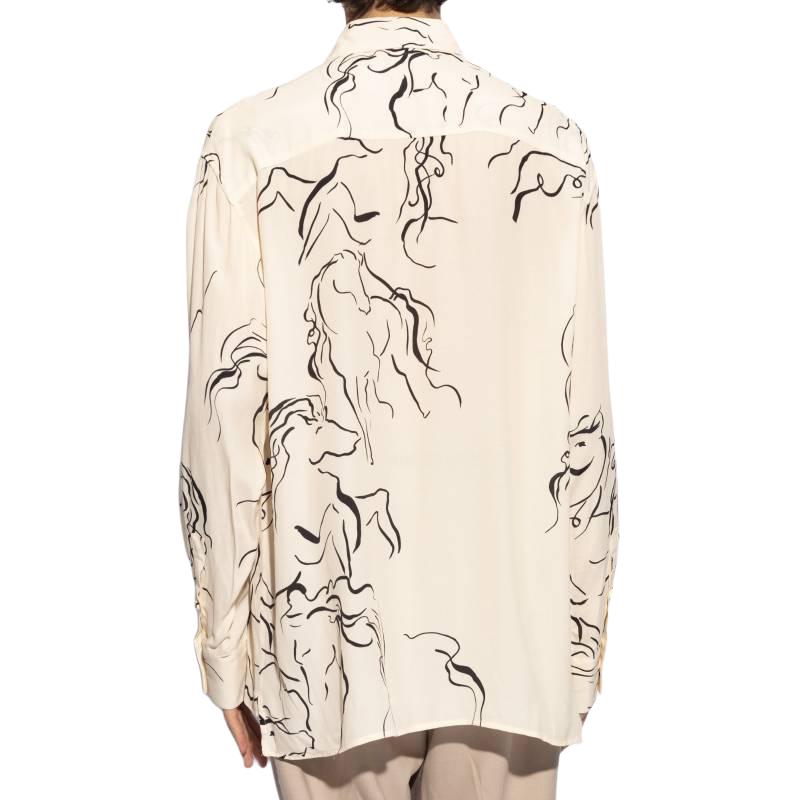 EMPORIO ARMANI Shirt Men's Beige E31F27F1022191