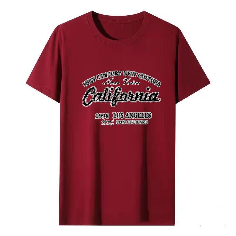 

Футболка с короткими рукавами для мужчин и женщин, летние свободные хлопковые рубашки для пар, простые свободные топы с круглым вырезом и буквами L