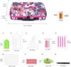 60 Bottles Diamond Painting Storage Container Case with Color Number Labels Stickers and Funnel Beads Storage Box Organizer Tool