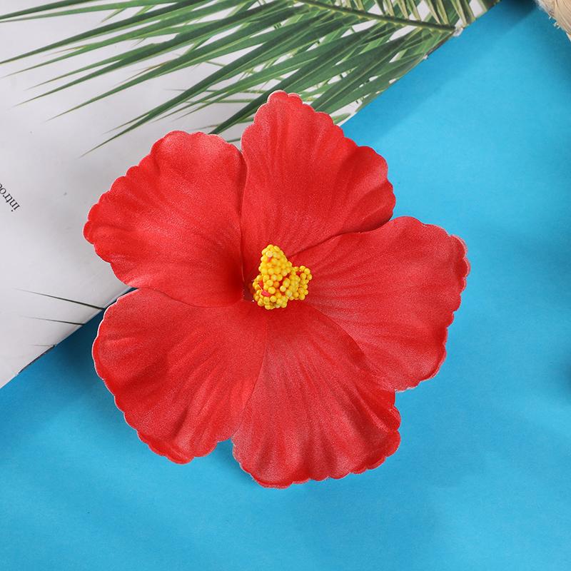 5/10 Stück 9CM Hawaiianische Blumen Sommer Strand Geburtstagsfeier Dekoration Hochzeitsgeschenk Künstliche Blumen Mädchen DIY Haaraccessoires