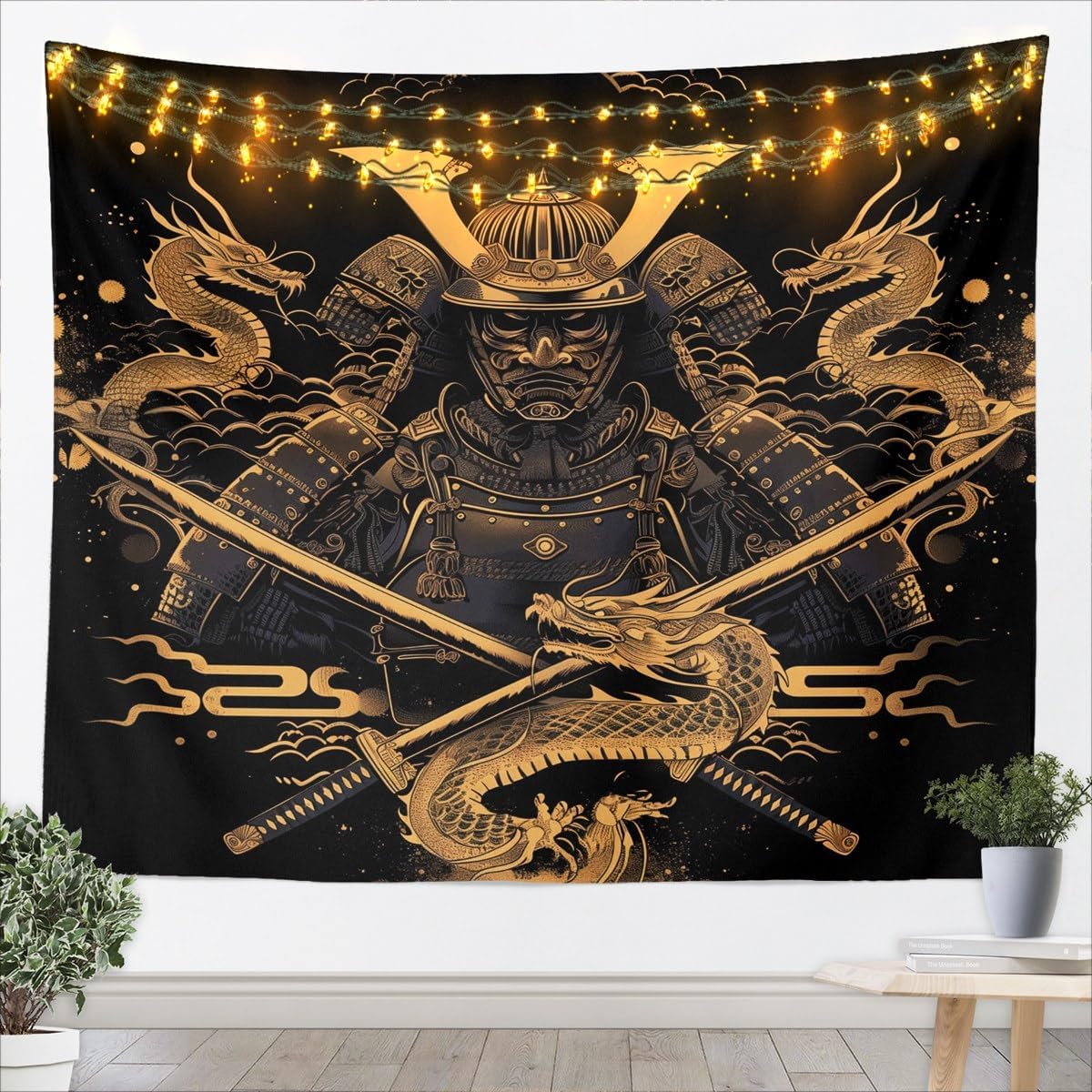 

Japanese Tapestry Japan Geisha Girls Wall Hanging Blanket for Kids Boys Girls Pink Cherry Blossom Tapestries Vintage Wall Art 74x94cm(29x37in)