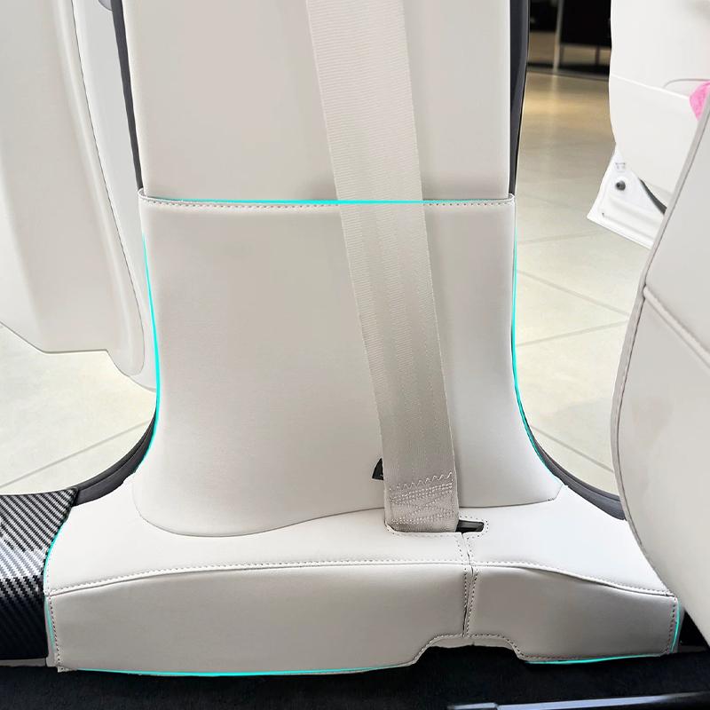 For 2026 GWM ORA 5 Door Sill Anti Kick Pad Driver Passenger Foot Rest Side Leather Dirt Proof Protector Interior Accessories