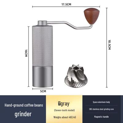 Magnetic Hand-Crank Coffee Grinder