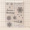 7 Stück Weihnachts-Themen-Dekorative Stempel Klare Silikonstempel für Kartenherstellung Journal Planer Scrapbooking Dekoration
