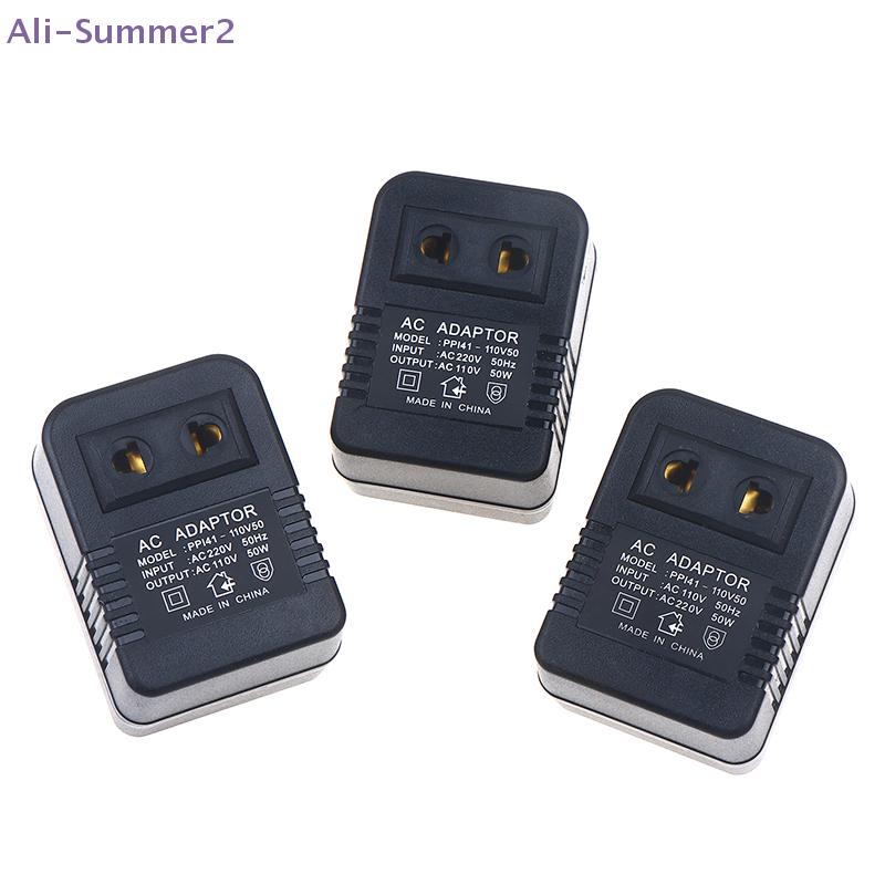 {Summer2} EU US Plug Step Down Transformer Travel Adapter AC220-110V Or 110 -220V Converter 50W Voltage Converter Regulator