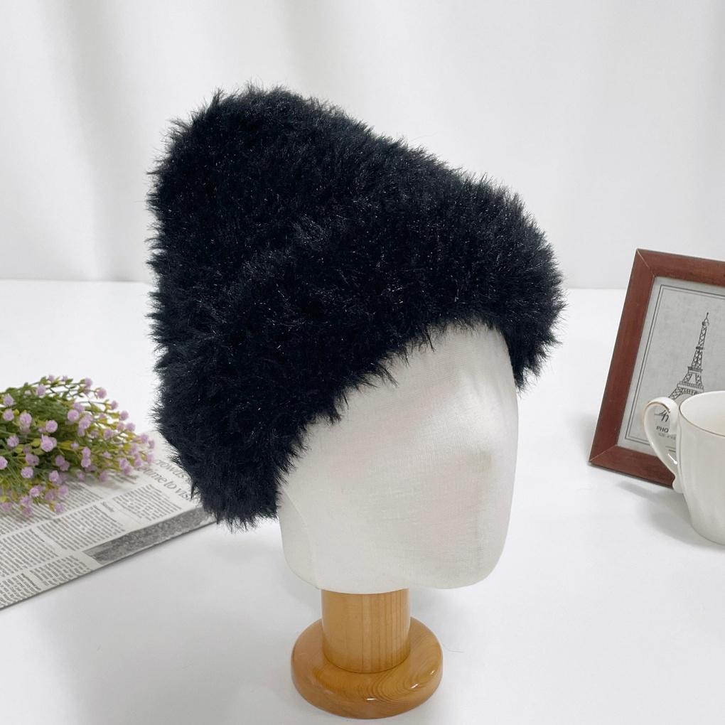 

Women s Men s Couple Daily Shine Fur Beanie Hat Charcoal