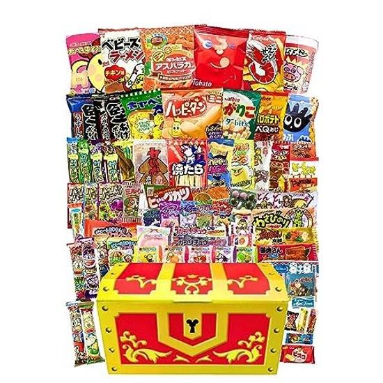 Assorted Snacks Set 70 Pieces Ban Chuus Treasure Box Traditional Sweets Suitable Children Small Bag Presents Gifts Parties Birthdays Events Welcome