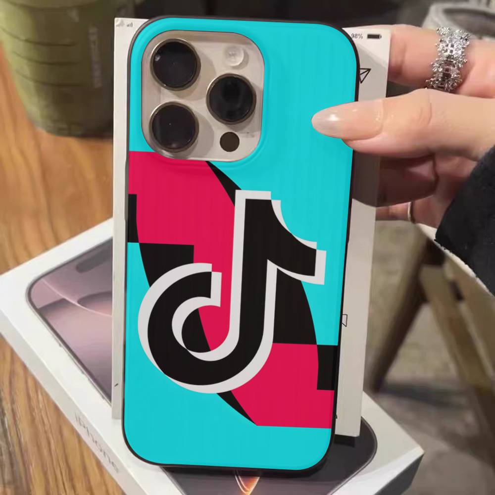 

T-TikTok-K Для IPhone 17 16 15 14 Plus 13 12 11 Pro Max С противоударным защитным чехлом для телефона iPhone 17pro max