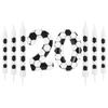 8 Pcs Birthday Candles Football Soccer Sport-Theme Party Decorations, Birthday Cake Candles for Boys Girls Kids Party Supplies