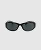 Lukadiseu Lk35 Aero Black Curved Sunglasses