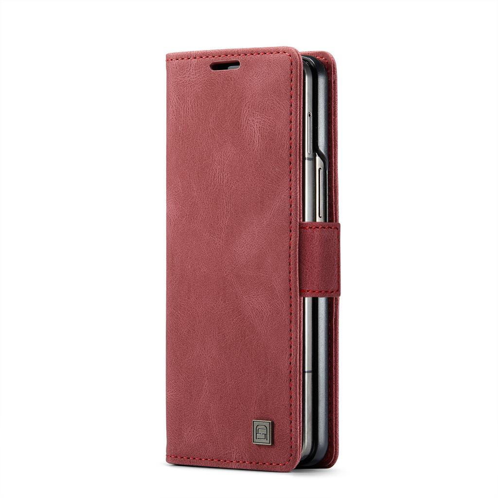 For Samsung Galaxy Z Fold5 5G Wallet Case AUTSPACE A01 Leather Stand Cover with RFID Blocking Card Holder