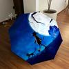 1pc Caroline Moonlit Walk Themed High-quality Umbrella,Automatic Opening and Closing Umbrella,Multi-functional Umbrella G0811082
