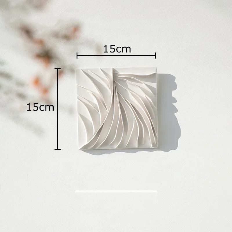 Blooming White Flower Wall Hanging Paintings Living Room Decoration Background Display Wall Mounted Floral Petals Ornaments