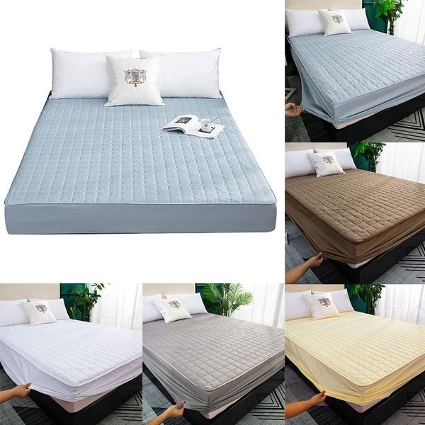 Buy Waterproof Twin Bed Sheet Mattress Cover Fitted Protector Quilted