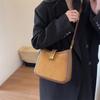 Retro Feminine Shoulder Bag Monochromatic Crossbody Bags Luxury Feminine Bags Simple and Elegant High Quality Korean Style New