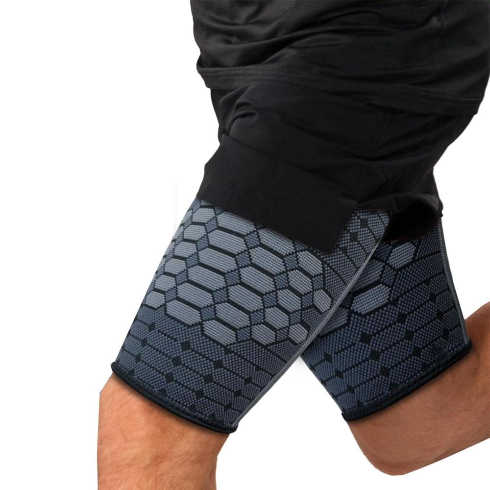 

Durable And Safe 1Pair Thigh Compression Sleevenon-Slip Thigh Wrap & Hamstring Bracegroin Compression Wrap For Workout & Muscle Recovery S