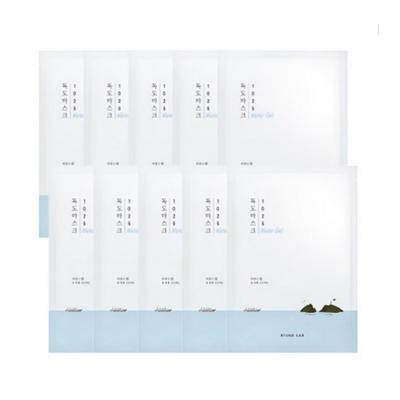 1025 Dokdo Moisture Water Gel Mask — 30 Ml — 10 Sheets — 1 Unit