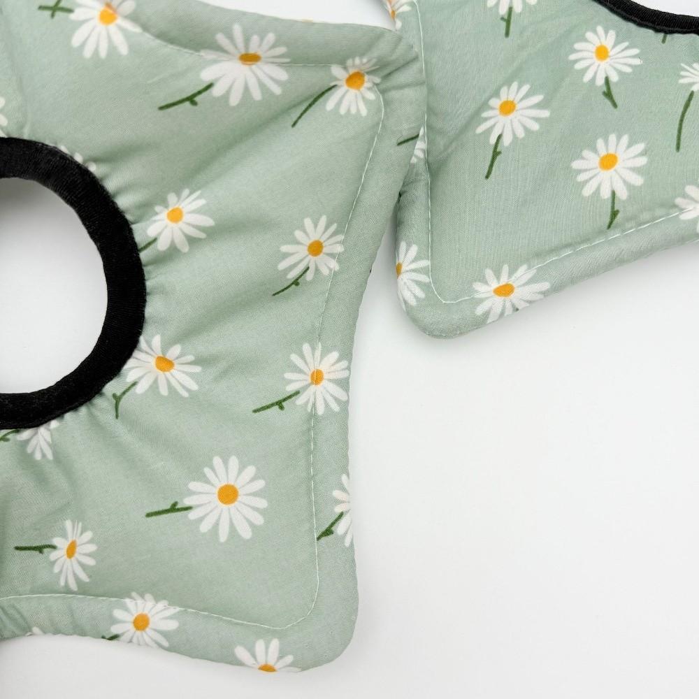 Star Shape Recovery Collar Floral Dog Muzzle Collar Pet Protection Collar  For Small Medium Pet