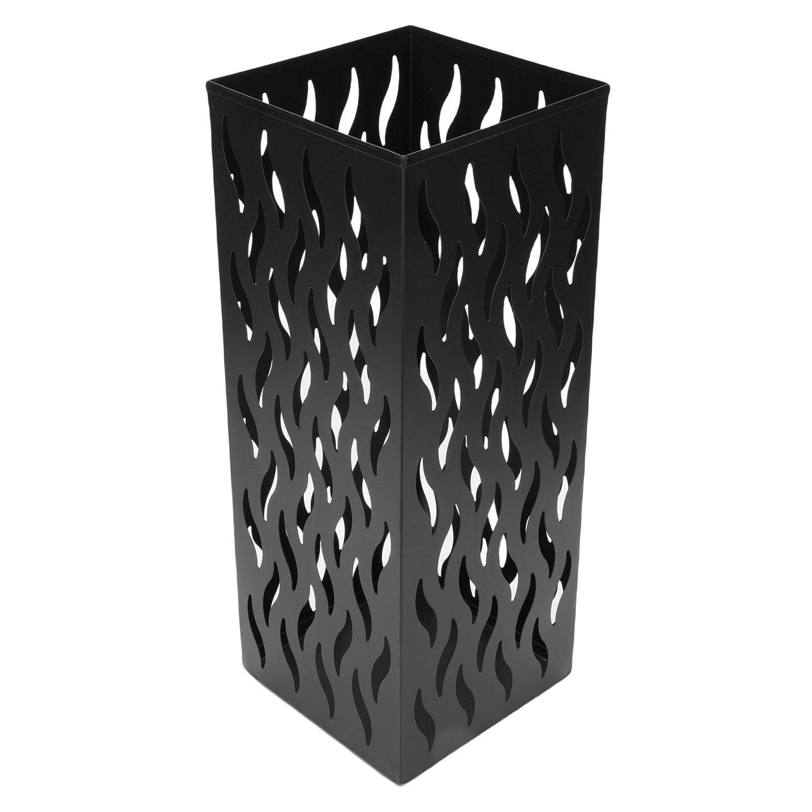 

Металлическая квадратная подставка для зонтов для прихожей, органайзер для зонтов S-образной формы с прорезями, для дома, офиса, горячая Black