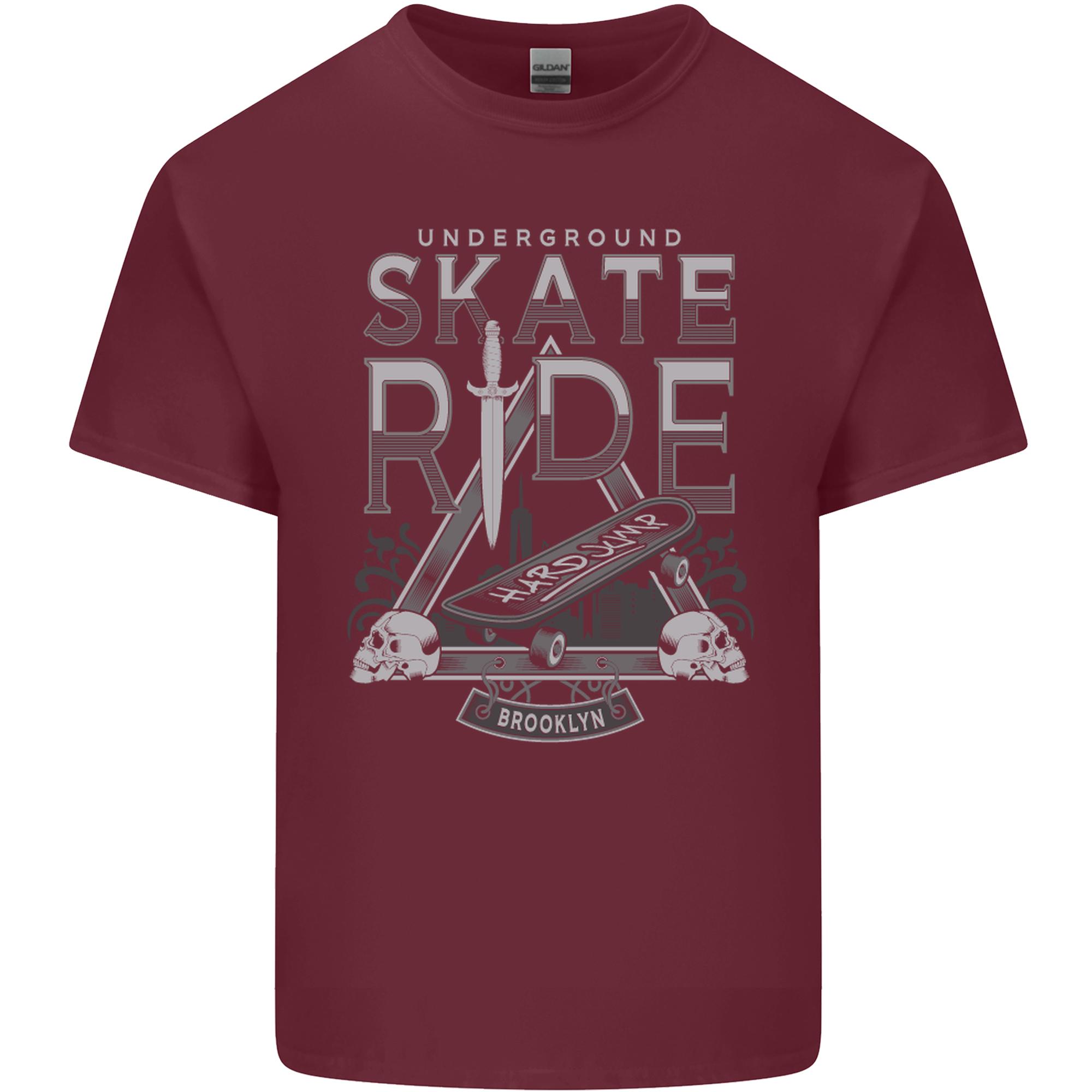 Underground Skate Ride Skateboard Unisexs Light Cotton TShirt S