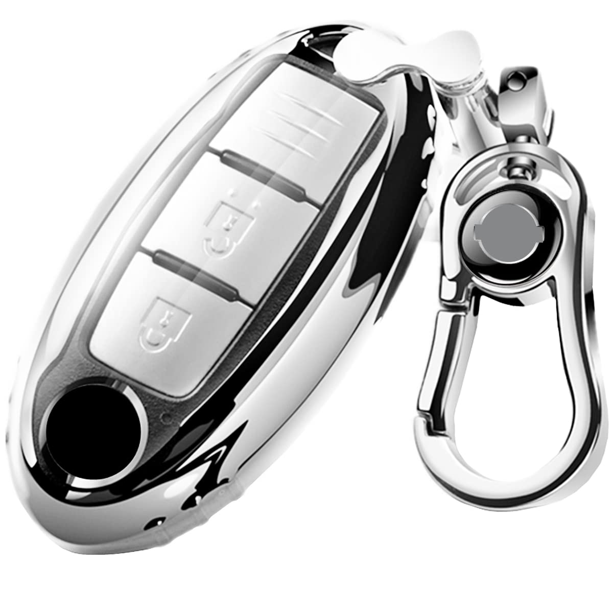 

[AMACHER] Smart Key Case, Days Serena X-Trail Elgrand Skyline Note Cube Juke Dualis Fugue серебряный