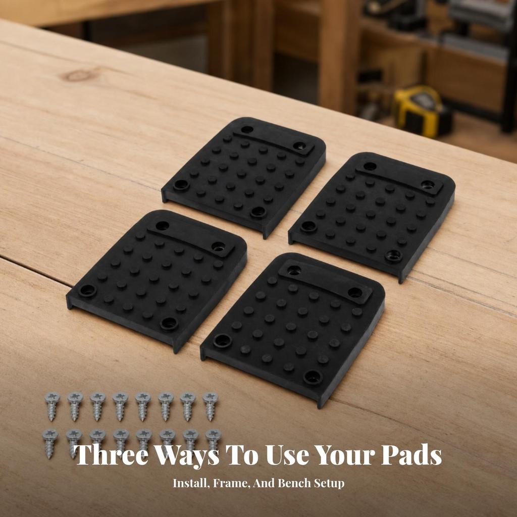4 Pieces Non-Slip Stilt Foot Pad Stable for Outdoor Surfaces, Painting