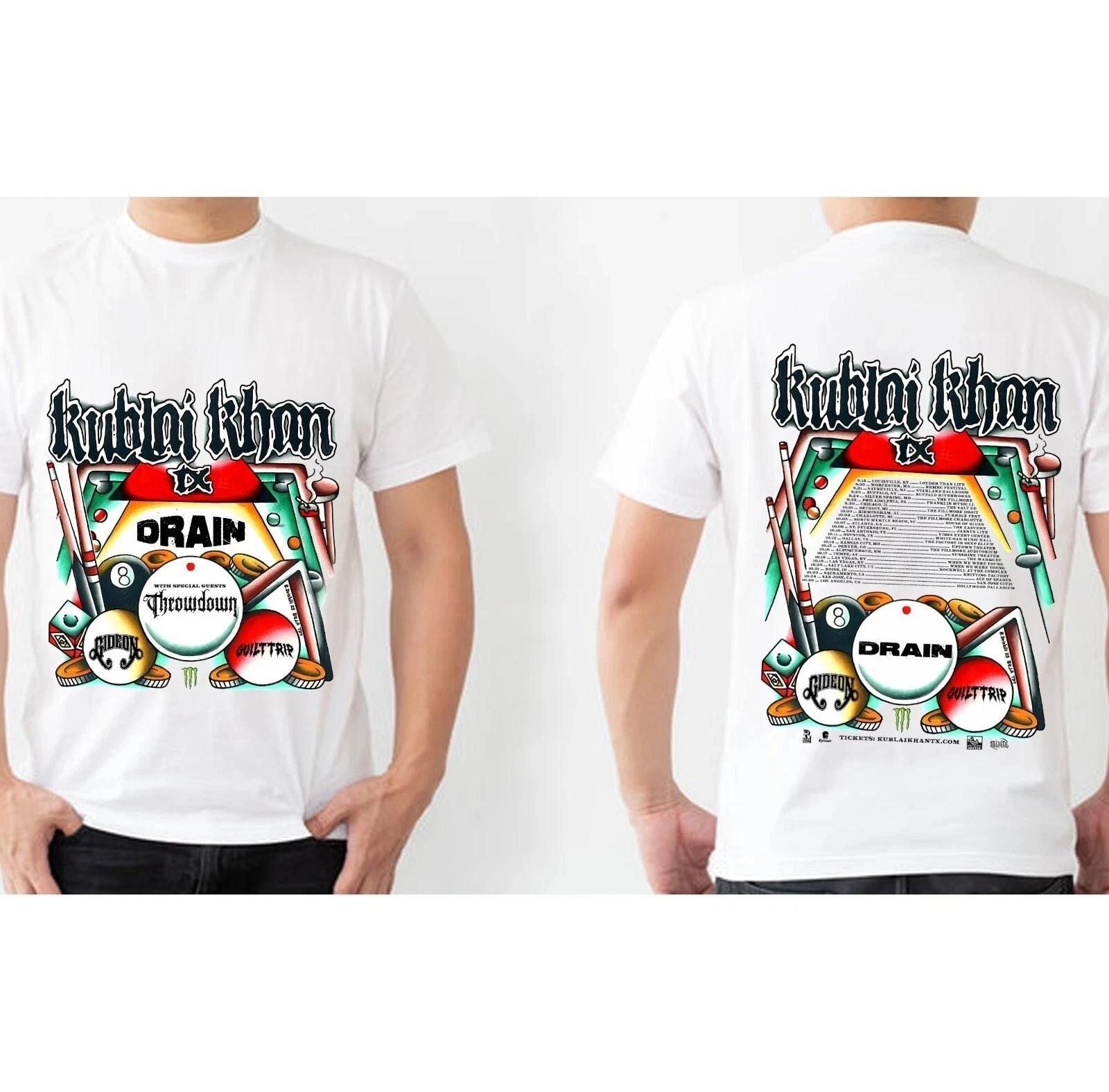 Kublai Khan TX Announce Fall 2025 US Tour T-Shirt 4XL