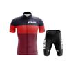 Mens Cycling Jersey Set Breathable Quick-Dry Short Sleeve Bike Sportwear Fit Comfortable