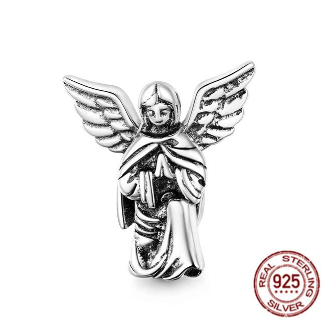 

Бисера Virgin Angel для девочек, обнимающий кота, висячие подвески, подходят для оригинального модного браслета, браслет из стерлингового серебра 925 пробы, женские ювелирные изделия