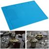 Scale Ruler Watch Repair Mat Blue Silicone Soldering Mat Soft Rubber Watchmaker Pad  Soldering Work