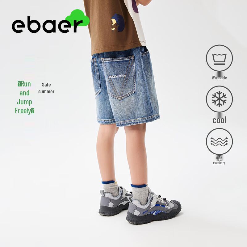 EBAER Boys Summer Denim Cargo Shorts 120