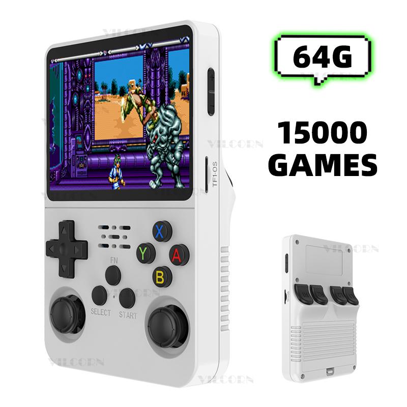 R36S Video Game Console Linux System 3.5-inch IPS Screen Portable Pocket Retro Handheld Support Dual Player Online Fighting