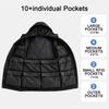Unisex Travel Jacket with 10 Hidden Pockets for Secure Storage Lightweight Smart Design Suitable for Carrying Multiple Items for Extended Trips
