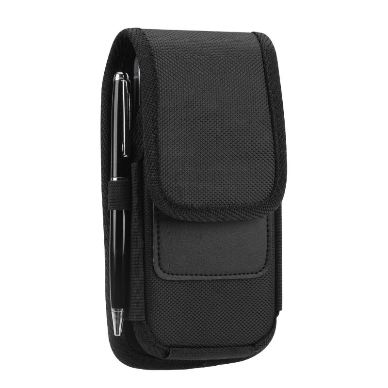 Nylon Waist Bag Phone Holsters Nylon Belt Case Phone Pouch Belt Cell Phones Holder with Belt Clip Phone Holder Pouch