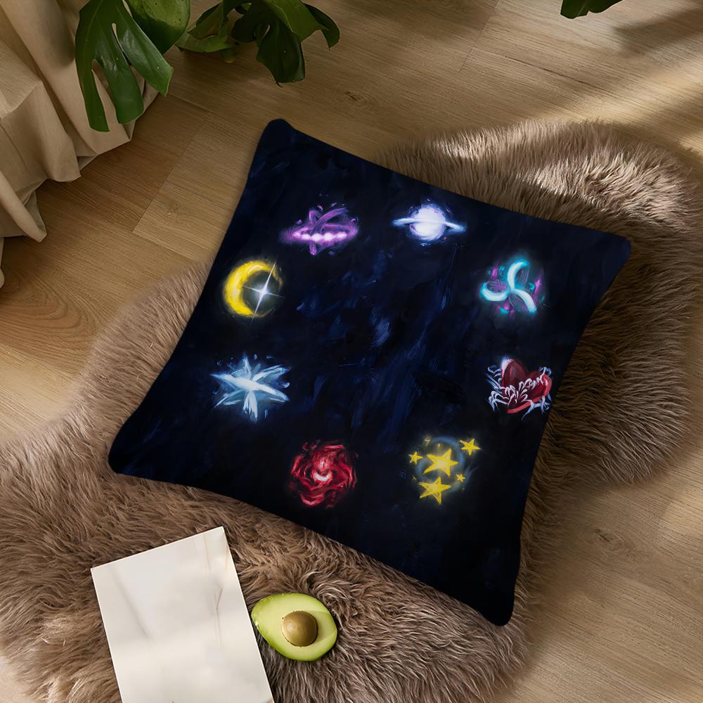 Singer Saiko Sakura Spanish Trap Cushion For Bedroom Car Coffee Shop Room Soft And Living Room Sofa Decorative Pillow Cover Case