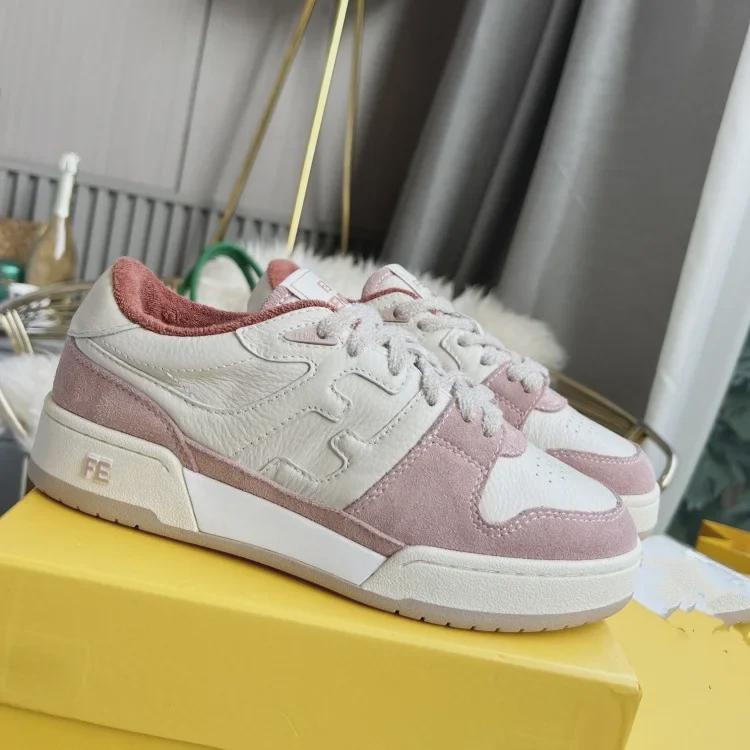 F Home Match Retro Casual Men's Genuine Leather Sneakers, Xu Kai Style, Color-Matched Couples' Sports Shoes