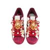 adidas Originals Superstar 2 Abrasion Resistant Low Top Skateboard Shoes Unisex Red White KJ6981(team1723-AO)