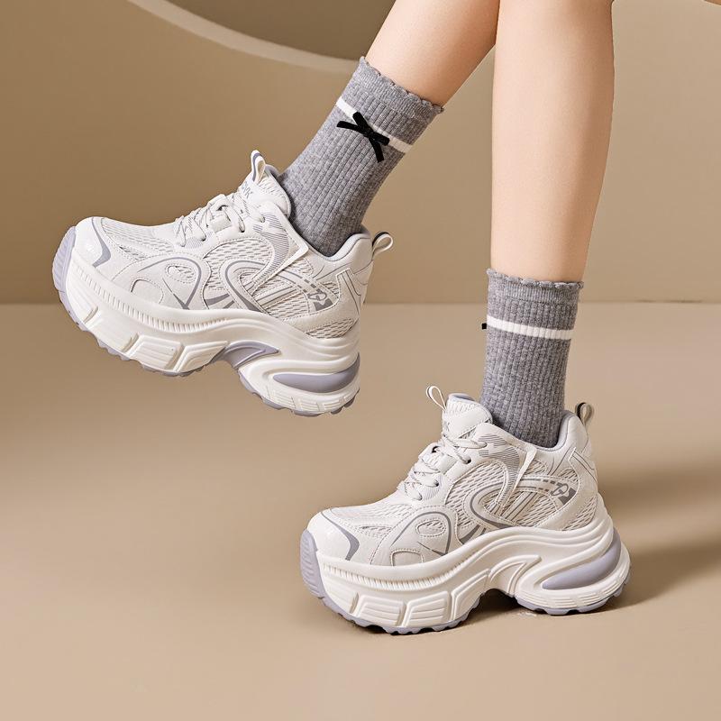 Dad Shoes Women'S Spring And Summer Small Thick-Soled Heightening Mesh Breathable Women'S Shoes Casual Sports Shoes
