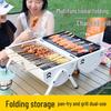 Portable Stainless Steel Foldable Charcoal BBQ Grill
