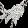 Blommig Broderad Urringning Halsband Halsband Halsband Trim Kläder Sömnad Applikation