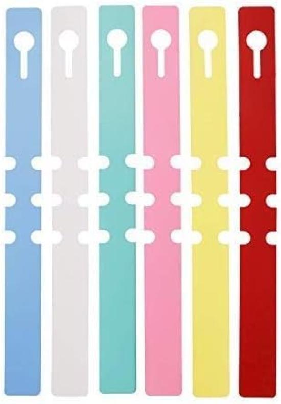 Hepatton Garden Bonsai Plant Labels for Potted 6 Pack of 600 Labels, Tags, Succulents, Flowers, Plants, Gardening, Signs, Colors,