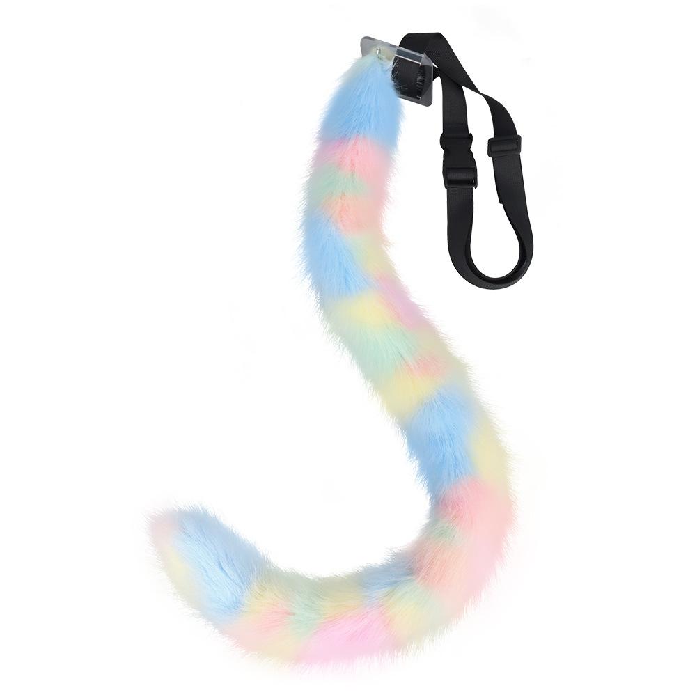 Animals Ears and Tail Plush Ears Hair Hoop Costume Accessories Long Tails for Masquerade Birthday Carnival Women Girls Holiday